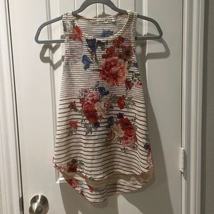 Ginger G floral tank top